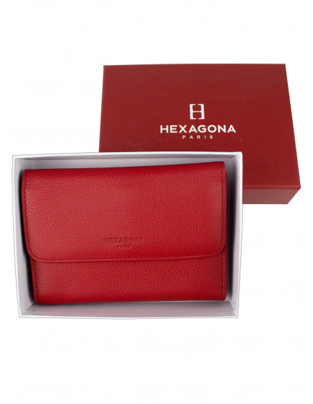 Dámská kožená peněženka Hexagona středně velká