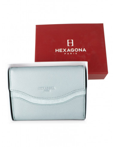 Dámská kožená peněženka Hexagona na mince, bankovky a karty 