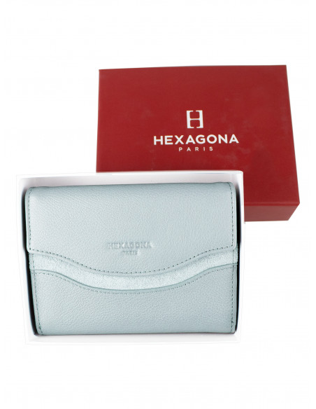 Dámská kožená peněženka Hexagona na mince, bankovky a karty 