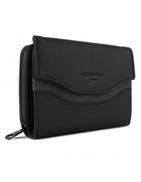Dámská kožená peněženka Hexagona na mince, bankovky a karty 