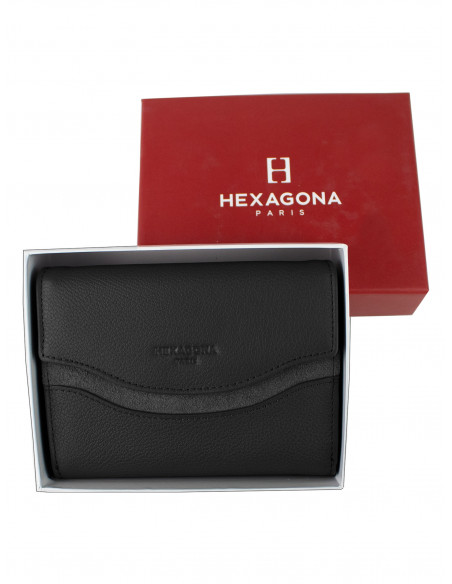 Dámská kožená peněženka Hexagona na mince, bankovky a karty 