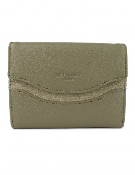 Dámská kožená peněženka Hexagona na mince, bankovky a karty 