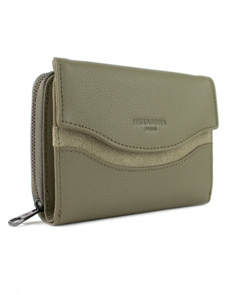 Dámská kožená peněženka Hexagona na mince, bankovky a karty 