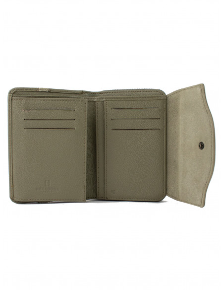 Dámská kožená peněženka Hexagona na mince, bankovky a karty 