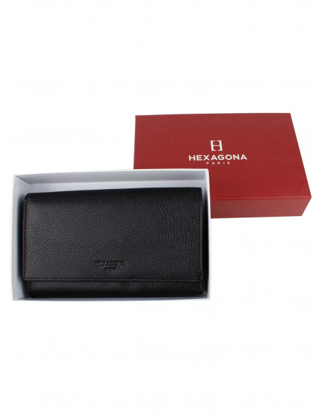 Dámská kožená peněženka Hexagona jednoduchá a prostorná