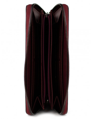 Dámská kožená peněženka na zip Hexagona