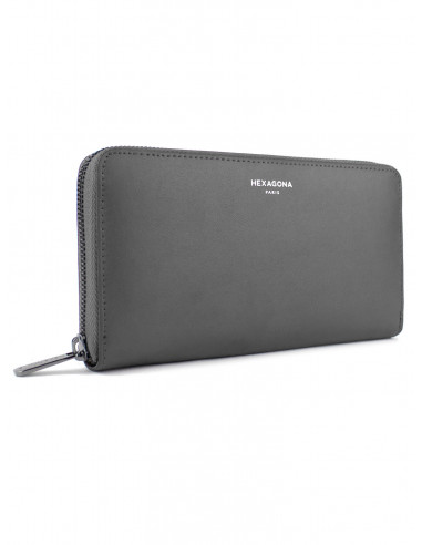 Dámská kožená peněženka na zip Hexagona