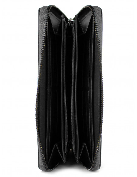 Dámská kožená peněženka na zip Hexagona