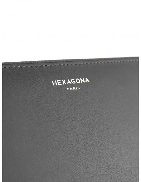 Dámská kožená peněženka na zip Hexagona