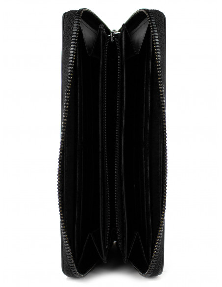 Dámská kožená peněženka na zip Hexagona