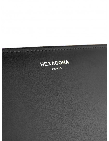 Dámská kožená peněženka na zip Hexagona