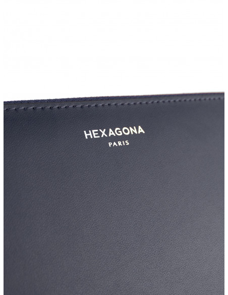 Dámská kožená peněženka na zip Hexagona