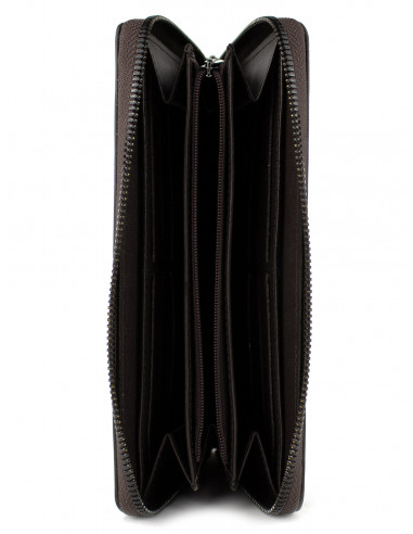 Dámská kožená peněženka na zip Hexagona