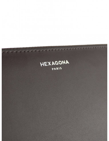 Dámská kožená peněženka na zip Hexagona