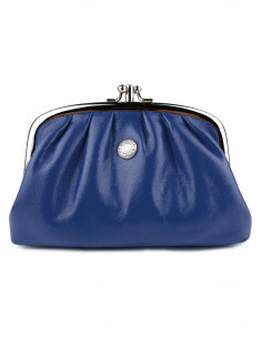 Dámská kožená peněženka/kosmetická taška Hexagona s kovovým zapínáním