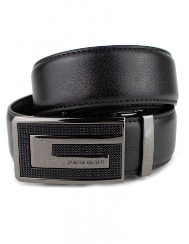 Pánský kožený pásek PC 5062 Pierre Cardin s automatickou sponou