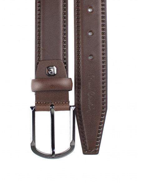 Pánský kožený pásek PC 9007 Pierre Cardin