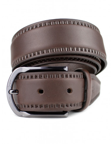 Pánský kožený pásek PC 9007 Pierre Cardin