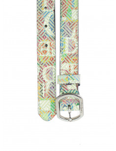 Dámský barevný kožený pásek PCMT 8017/25 Pierre Cardin 2