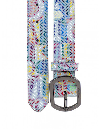 Dámský barevný kožený pásek PCMT 8018/30 Pierre Cardin