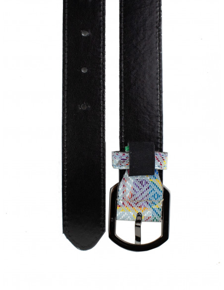 Dámský barevný kožený pásek PCMT 8018/30 Pierre Cardin