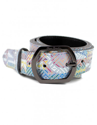 Dámský barevný kožený pásek PCMT 8018/30 Pierre Cardin