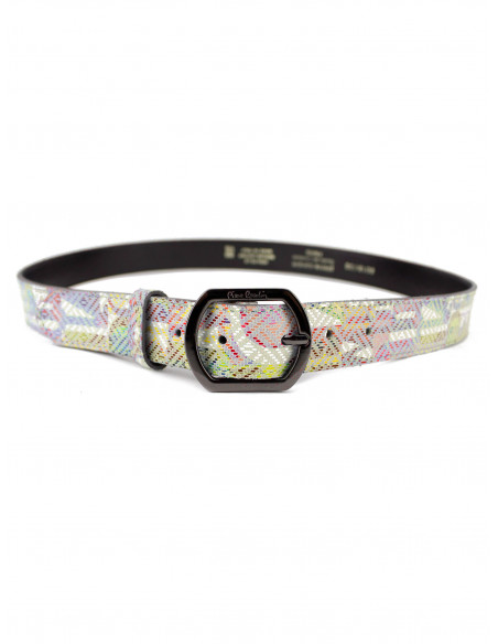 Dámský barevný kožený pásek PCMT 8018/30 Pierre Cardin