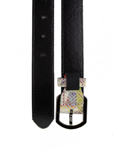 Dámský barevný kožený pásek PCMT 8018/30 Pierre Cardin