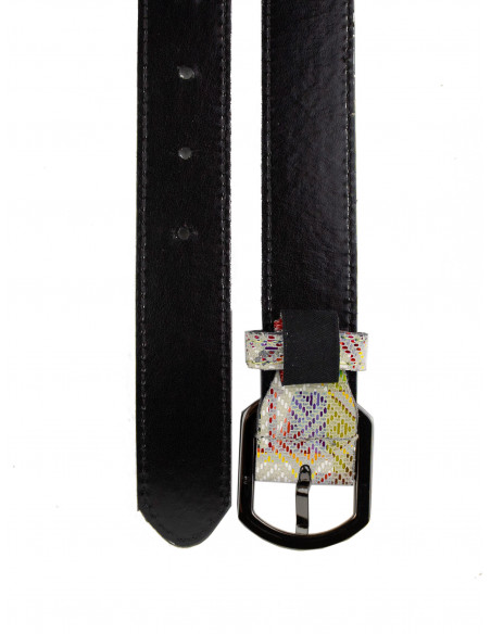 Dámský barevný kožený pásek PCMT 8018/30 Pierre Cardin