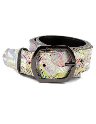 Dámský barevný kožený pásek PCMT 8018/30 Pierre Cardin