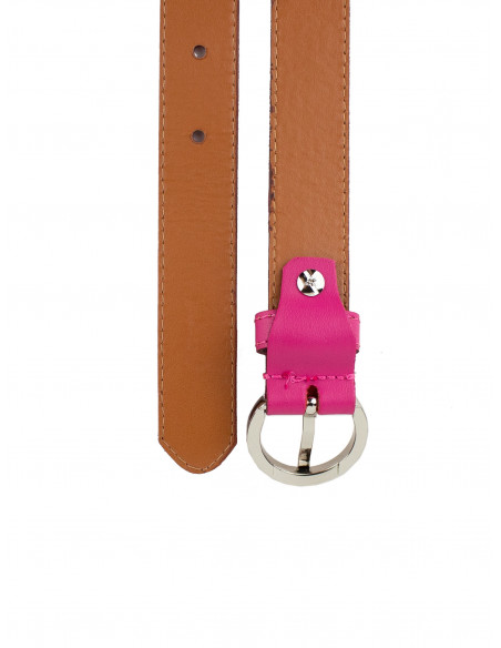 Dámský kožený pásek PC 8014/25 Pierre Cardin s barevným vzorem