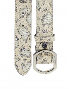 Dámský kožený pásek PC 8016/35 Pierre Cardin s barevným vzorem 2