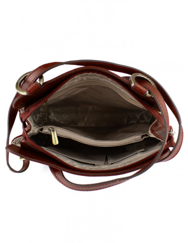 Dámská kožená kabelka a batoh 2v1 Hexagona Grenoble