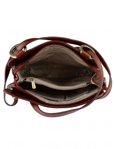 Dámská kožená kabelka a batoh 2v1 Hexagona Grenoble