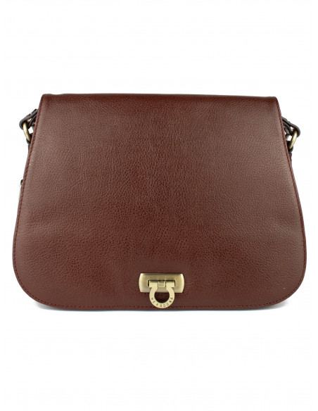 Dámská kožená kabelka crossbody Hexagona Lormont