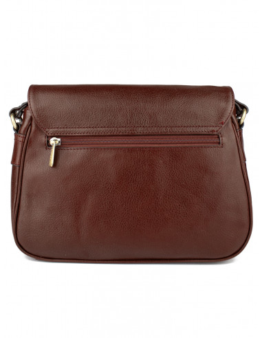 Dámská kožená kabelka crossbody Hexagona Lormont