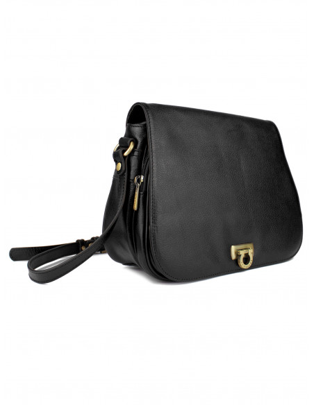 Dámská kožená kabelka crossbody Hexagona Lormont