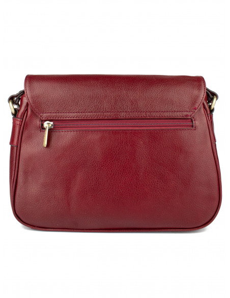 Dámská kožená kabelka crossbody Hexagona Lormont