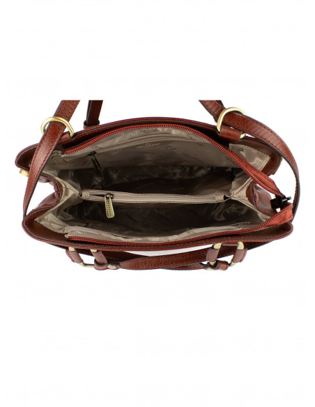 Dámská kožená kabelka-batoh 2v1 Hexagona Grasse