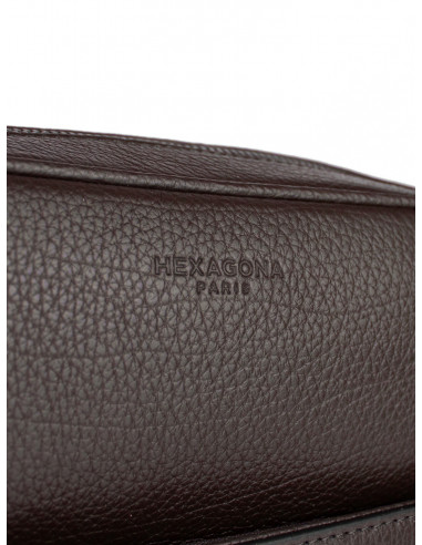 Pánská kožená taška crossbody Hexagona Creteil