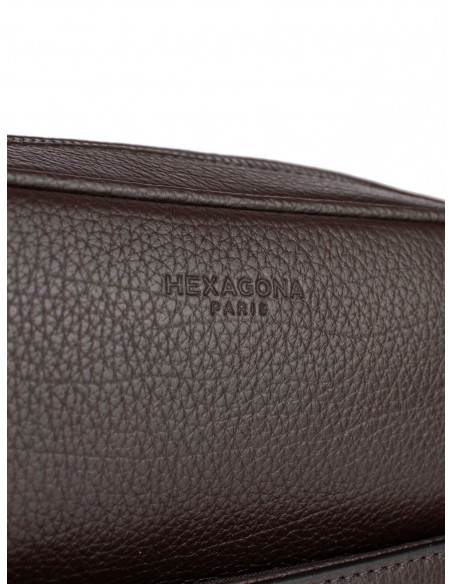 Pánská kožená taška crossbody Hexagona Creteil