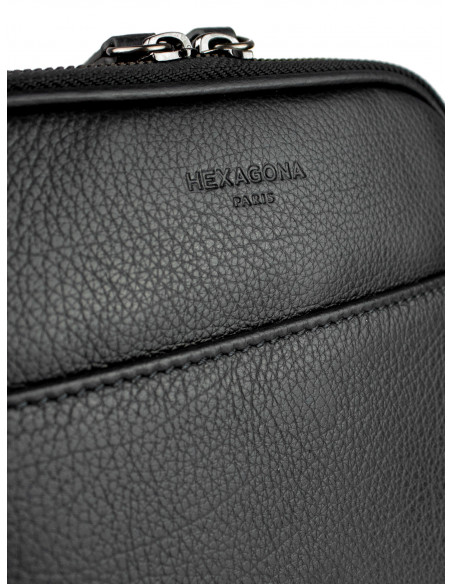 Pánská kožená taška crossbody Hexagona Colomiers