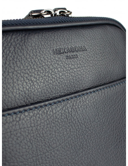 Pánská kožená taška crossbody Hexagona Colomiers