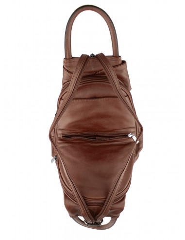 Dámský kožený batoh Hexagona Gonesse