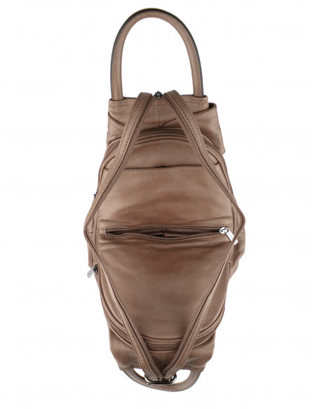 Dámský kožený batoh Hexagona Gonesse