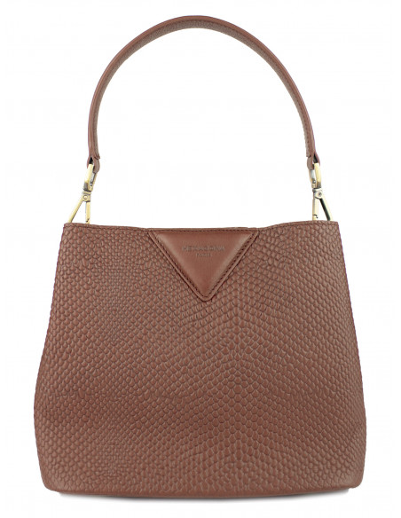 Dámská kožená kabelka do ruky Hexagona Moulins