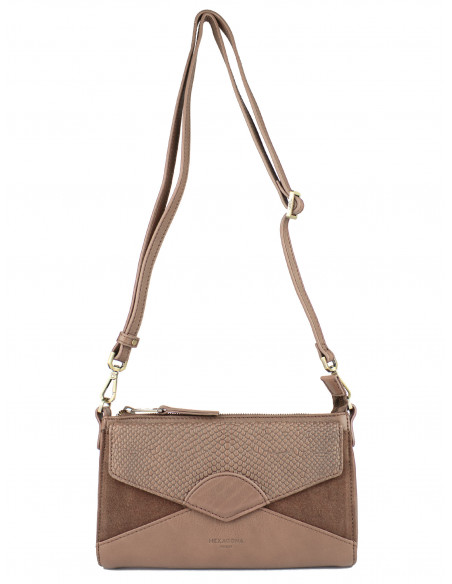 Dámská kožená kabelka crossbody Hexagona Pantin