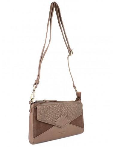 Dámská kožená kabelka crossbody Hexagona Pantin