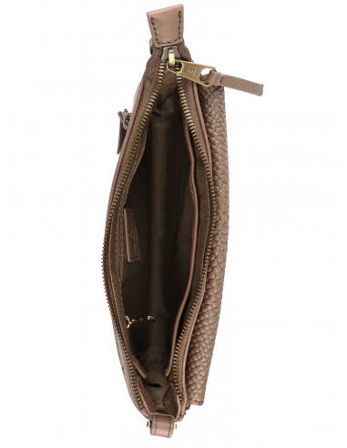 Dámská kožená kabelka crossbody Hexagona Pantin