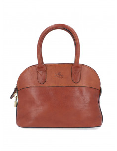 Italská kožená kabelka Cristina Rui Chiara vícebarevná a hnědá